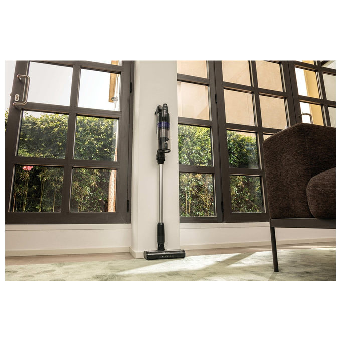 Hoover HF1 Plus, Aspirapolvere a Bastone 2 in 1, Senza Sacco, 165 W, Argento