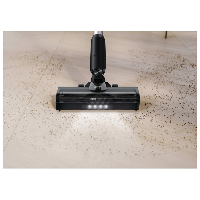 Hoover HF1 Plus, Aspirapolvere a Bastone 2 in 1, Senza Sacco, 165 W, Argento