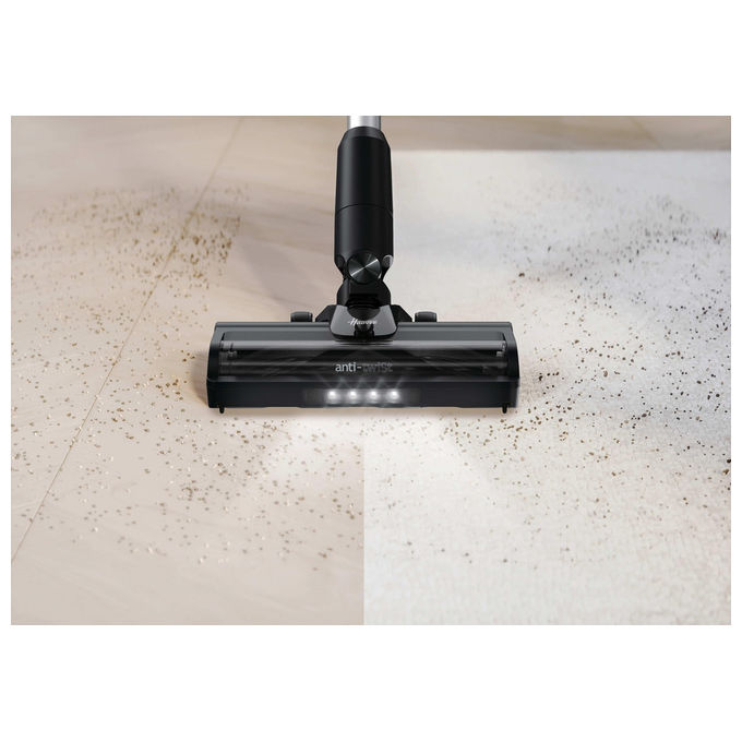 Hoover HF1 Plus, Aspirapolvere a Bastone 2 in 1, Senza Sacco, 165 W, Argento