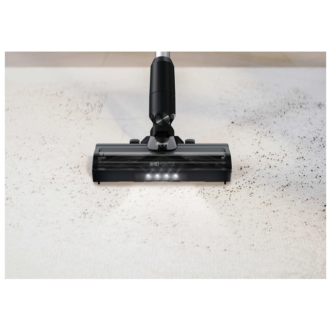Hoover HF1 Plus, Aspirapolvere a Bastone 2 in 1, Senza Sacco, 165 W, Argento