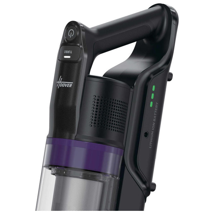 Hoover HF1 Plus, Aspirapolvere a Bastone 2 in 1, Senza Sacco, 165 W, Argento