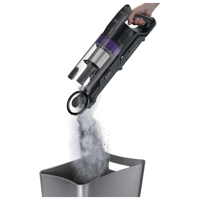 Hoover HF1 Plus, Aspirapolvere a Bastone 2 in 1, Senza Sacco, 165 W, Argento