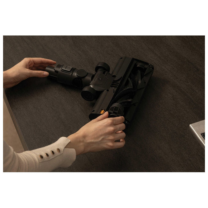 Hoover HF1 Plus, Aspirapolvere a Bastone 2 in 1, Senza Sacco, 165 W, Argento
