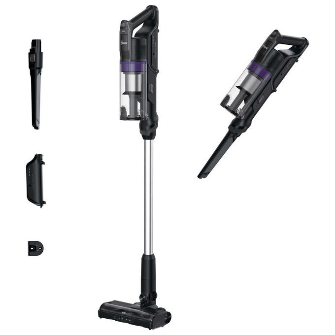 Hoover HF1 Plus, Aspirapolvere a Bastone 2 in 1, Senza Sacco, 165 W, Argento