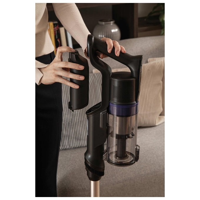 Hoover HF1 Plus, Aspirapolvere a Bastone 2 in 1, Senza Sacco, 165 W, Argento