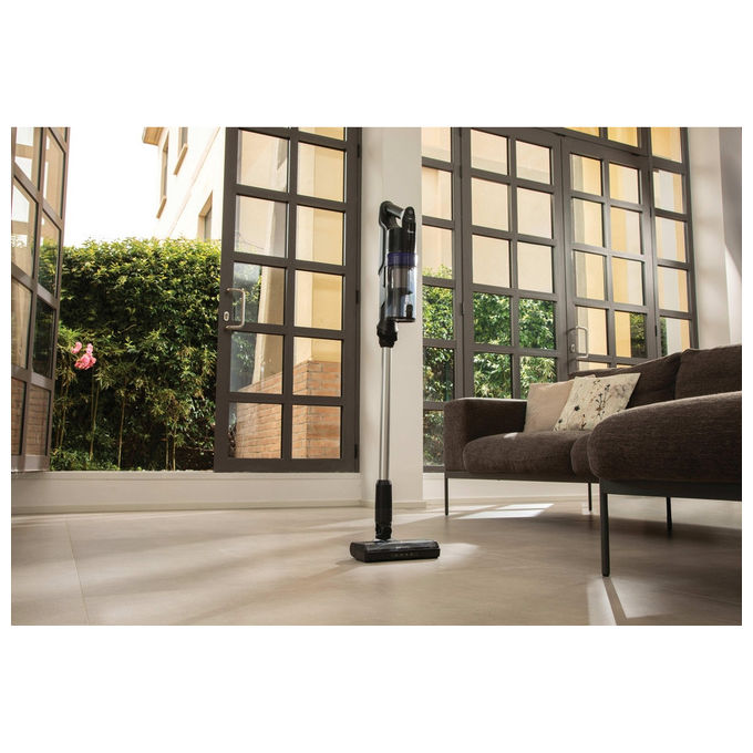 Hoover HF1 Plus, Aspirapolvere a Bastone 2 in 1, Senza Sacco, 165 W, Argento