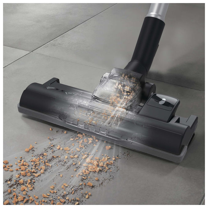 Hoover HE2Z10A, Aspirapolvere con Sacchetto, 99% Aspirazione, 3.5L, Nero-Grigio