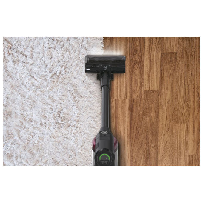 Hoover HF410H 011, Scopa Elettrica Senza Fili, 240W, 0.4L, Magenta