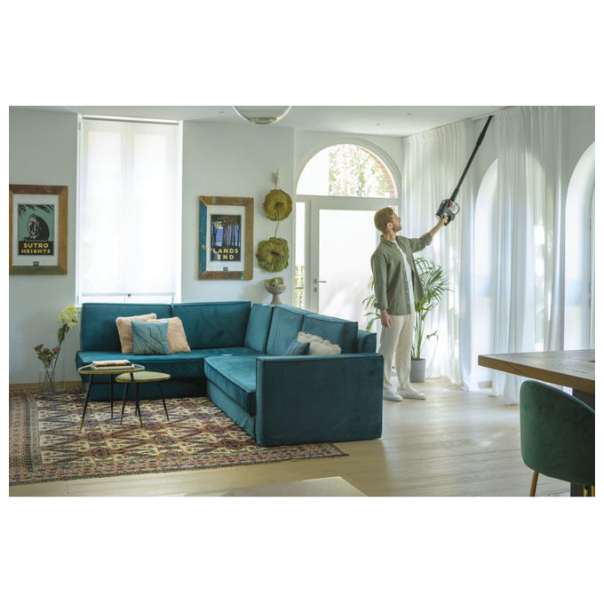 Hoover HF410H 011, Scopa Elettrica Senza Fili, 240W, 0.4L, Magenta