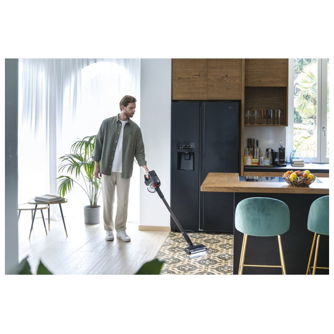 Hoover HF410H 011, Scopa Elettrica Senza Fili, 240W, 0.4L, Magenta
