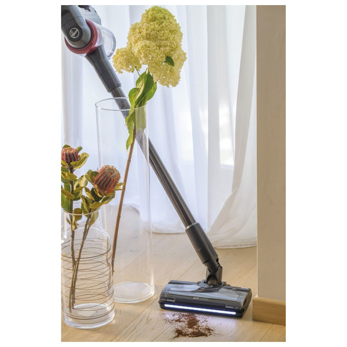 Hoover HF410H 011, Scopa Elettrica Senza Fili, 240W, 0.4L, Magenta