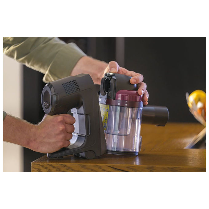 Hoover HF410H 011, Scopa Elettrica Senza Fili, 240W, 0.4L, Magenta