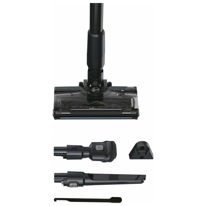 Hoover HF410H 011, Scopa Elettrica Senza Fili, 240W, 0.4L, Magenta