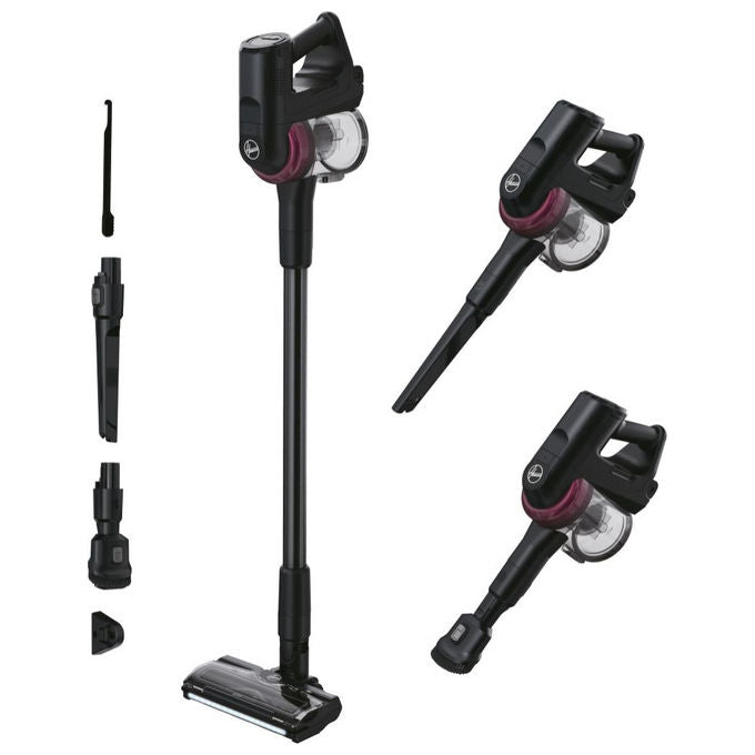 Hoover HF410H 011, Scopa Elettrica Senza Fili, 240W, 0.4L, Magenta