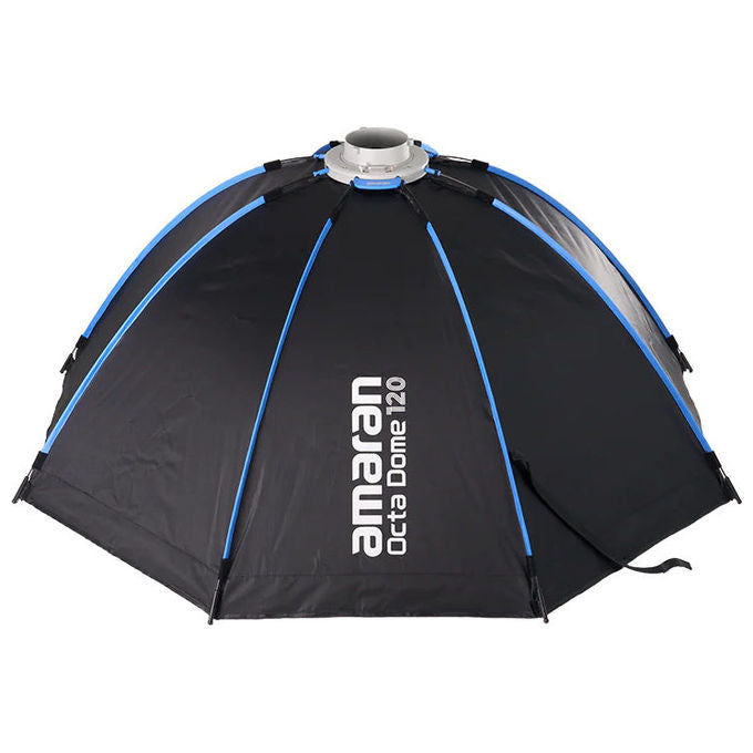 Amaran AM-6977162451039 Octa Dome 120 Softbox Ottagonale per Fotografia e Video con Montatura Bowens e Design a 8 Lati colore Nero