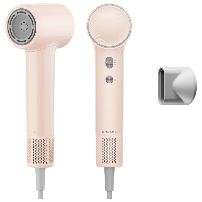 Dreame HDMINIFPK Mini Flow Asciugacapelli 1200 W Ionica 2 velocita' 5 temperature beccuccio lisciante colore Rosa
