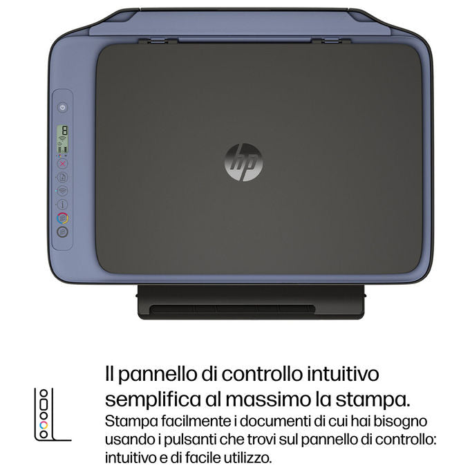 HP A24HWB DeskJet 2921 Stampante Multifunzione Inkjet All-in-One Stampa Copia Scansione Wi-Fi 4800x1200 DPI colore Grigio