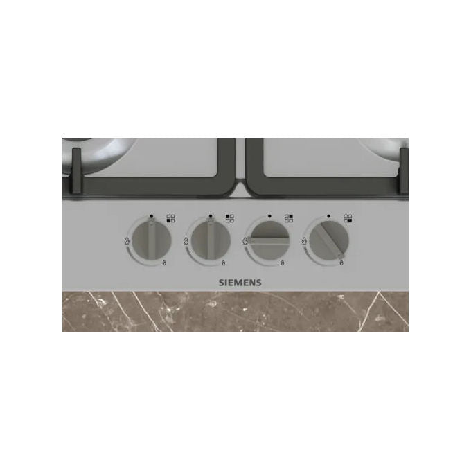 Siemens, Piano Cottura a Gas, da Incasso, 60 cm, Nero e Acciaio Inox, EG6B5PK90