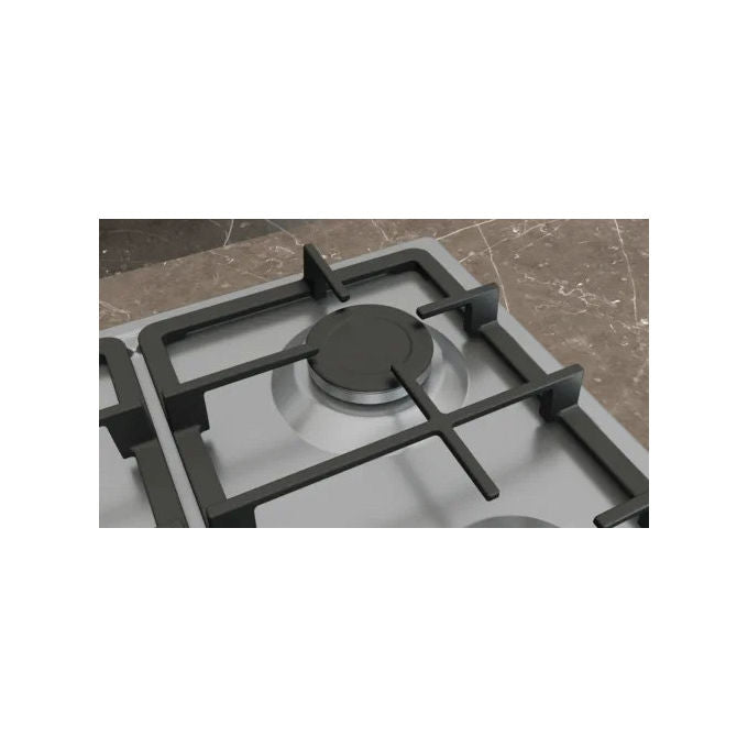 Siemens, Piano Cottura a Gas, da Incasso, 60 cm, Nero e Acciaio Inox, EG6B5PK90
