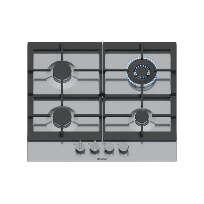Siemens, Piano Cottura a Gas, 60 cm, Nero Acciaio Inox, EC6A5HI90