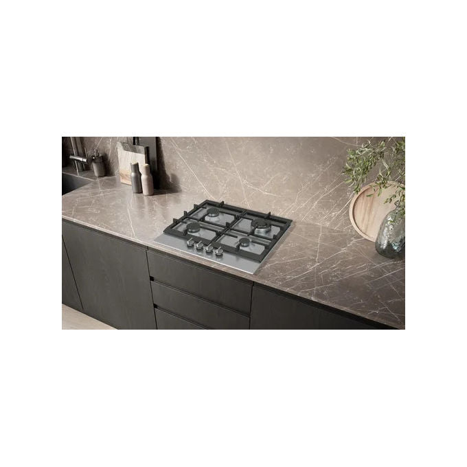 Siemens, Piano Cottura a Gas, 60 cm, Nero Acciaio Inox, EC6A5HI90