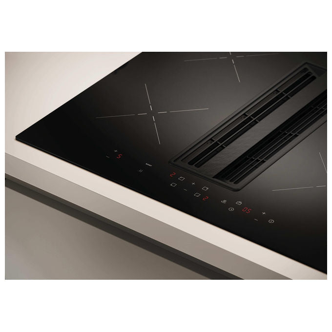 Hoover HIH6ICE, Piano Cottura a Induzione, 60 cm, 4 Fornelli, Nero, Da Incasso con Cappa