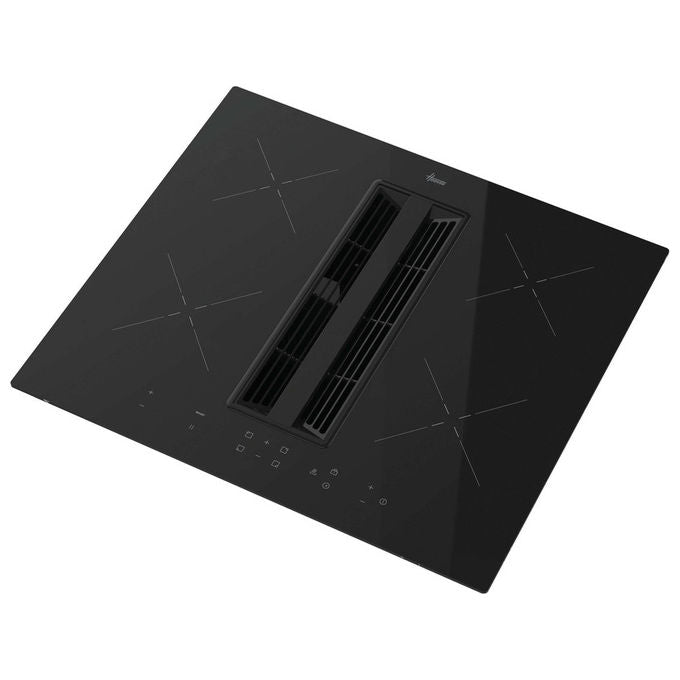 Hoover, Piano Cottura a Induzione, 60 cm, 4 Fornelli, Nero, HIH6ICF