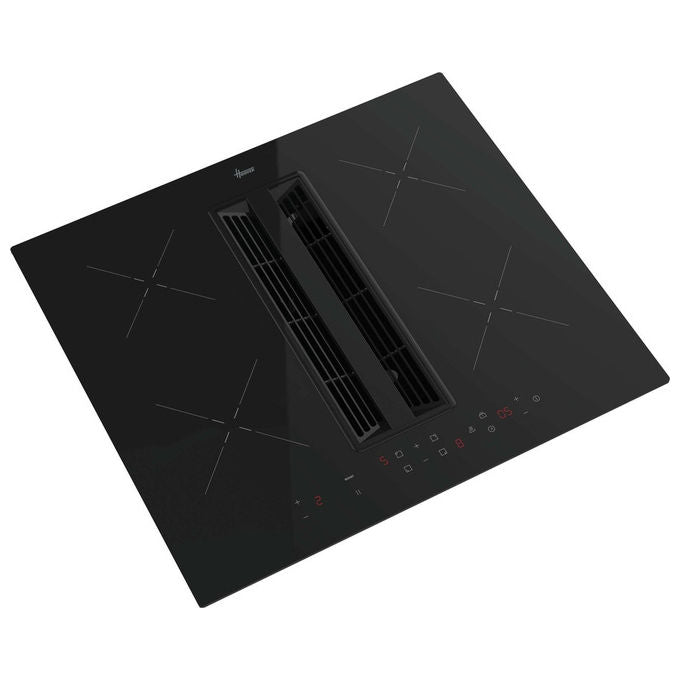Hoover, Piano Cottura a Induzione, 60 cm, 4 Fornelli, Nero, HIH6ICF