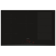 Siemens iQ700 EX851HVC1E, Piano cottura a induzione, 80 cm, Nero, Da incasso, 5 Zone
