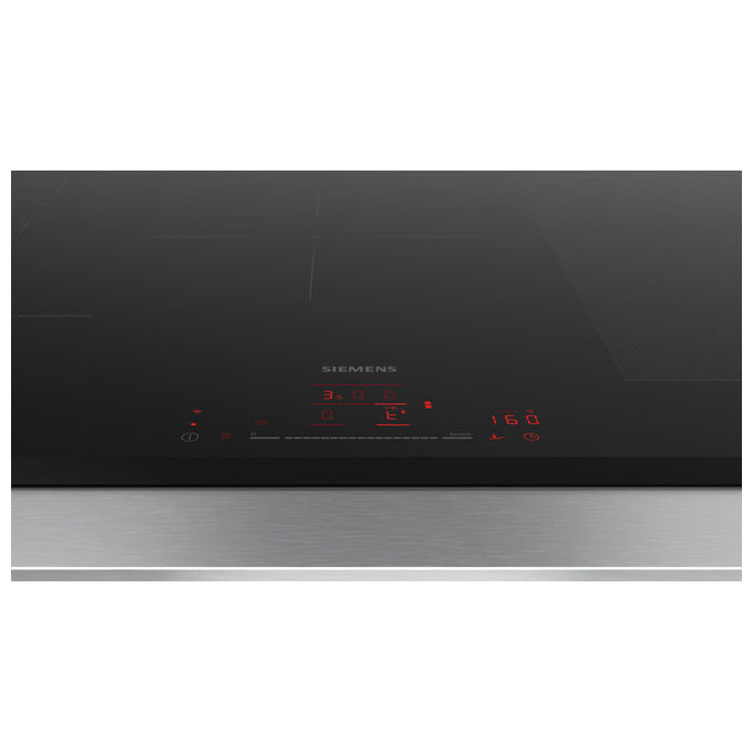 Siemens iQ700 EX851HVC1E, Piano cottura a induzione, 80 cm, Nero, Da incasso, 5 Zone