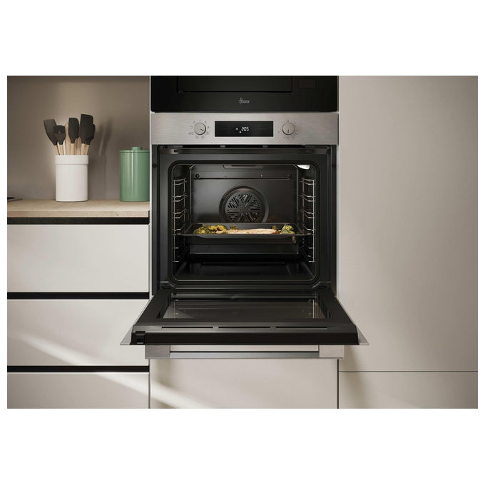 Hoover H-OVEN 350 SPIN, Forno Elettrico da Incasso, 78 Litri, Nero e Grigio