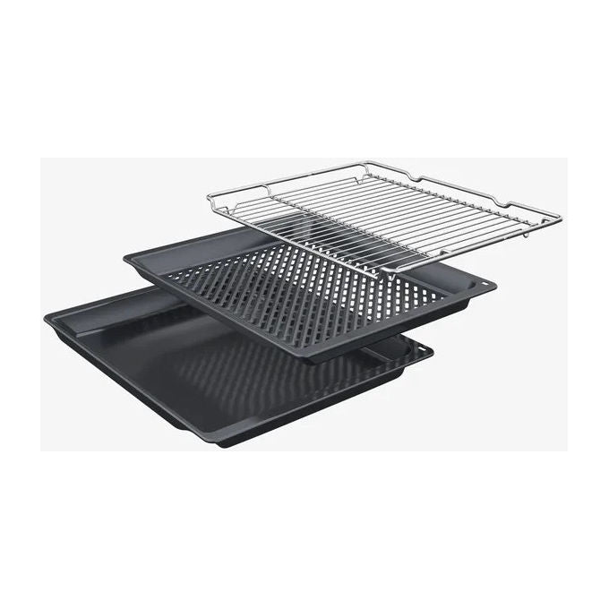 Siemens, Forno iQ300 HR272GES3, 71 L, Acciaio Inox, Multifunzione, Impulsi di Vapore, Pirolitico