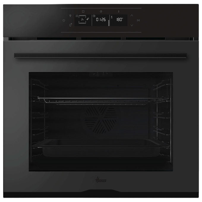 Hoover HO6 M5G5HTB, Forno elettrico da incasso, 78 L, Nero