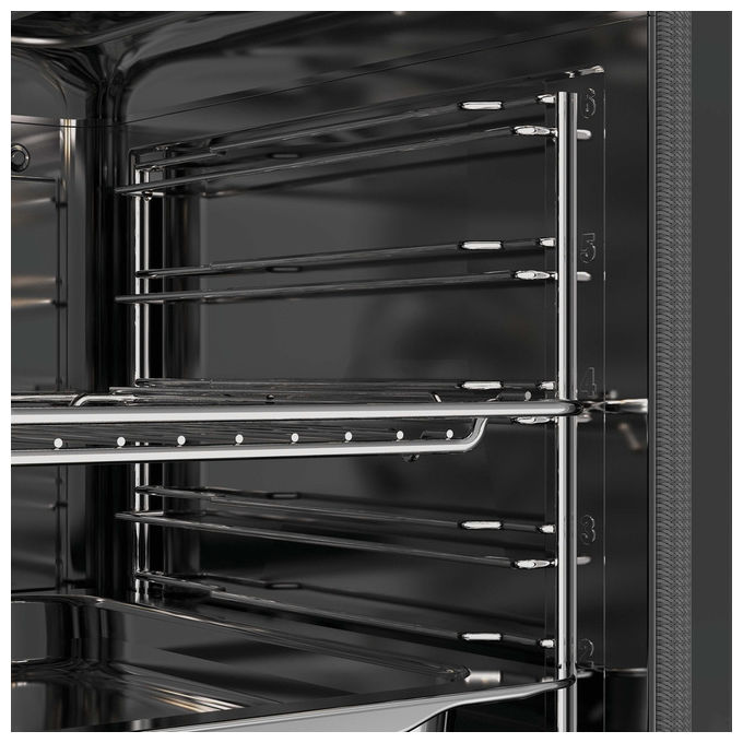 Hoover HO6 M5G5HTB, Forno elettrico da incasso, 78 L, Nero