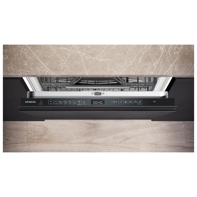 Siemens SN75EX13CE iQ500 Lavastoviglie da Incasso a Scomparsa Totale 14 coperti Classe A 42 dB Wi-Fi autoOpen dry (82x60x55 cm) colore Nero