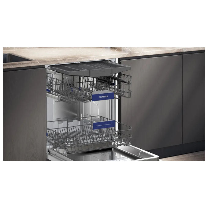 Siemens SN73EX06VE iQ300 Lavastoviglie a Scomparsa Totale 14 coperti Classe B 44 dB WiFi Home Connect (81.5x59.8x55 cm) colore Nero Acciaio Inox