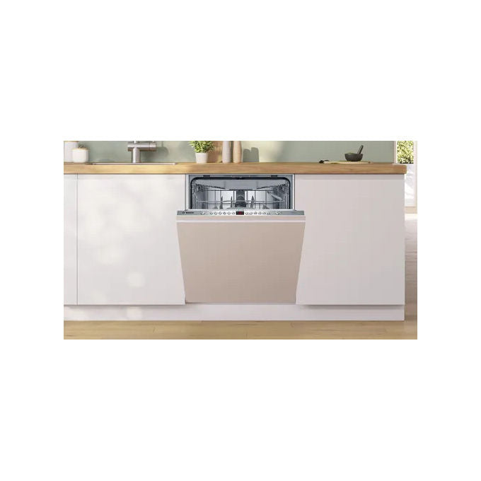 Bosch SME26EX00E Serie 2 Lavastoviglie da Incasso a Scomparsa Totale 13 coperti Classe E 46 dB AquaStop Cerniere Sliding (81.5x60x55 cm) colore Bianco