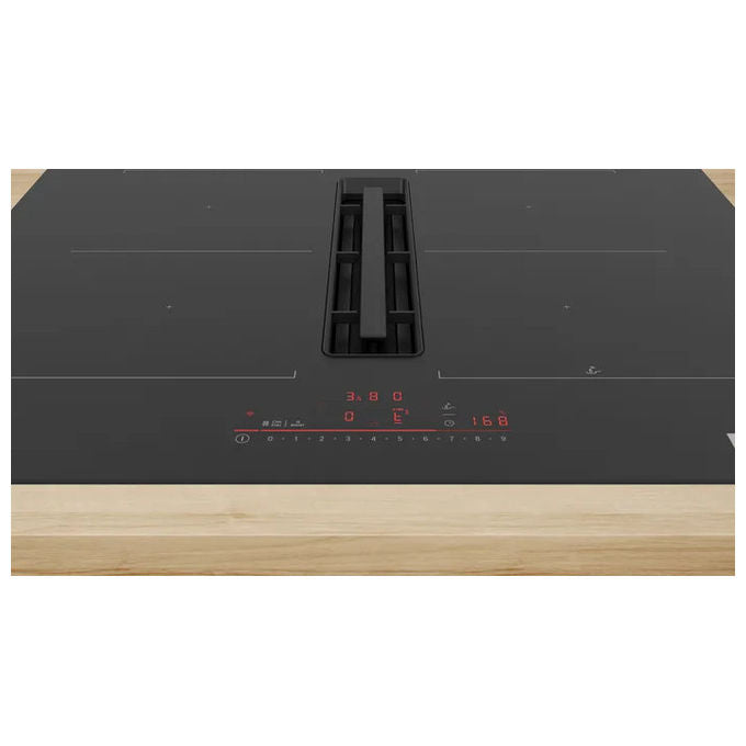 Bosch, Piano Cottura a Induzione Aspirante, 71 cm, Nero, Serie 6 PVQ711H26E