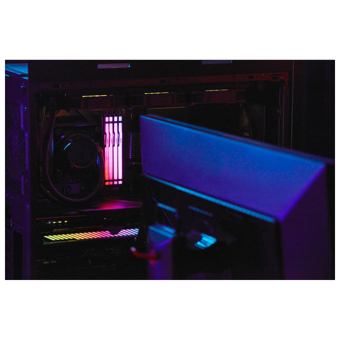 Kingston, FURY Beast RGB, 32GB, 6000MT-s, DDR5 CL30, DIMM, Nero