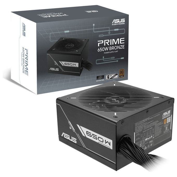 Asus, Alimentatore per Computer, 650W, 80+ Bronze, Nero