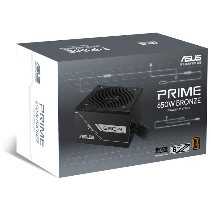 Asus, Alimentatore per Computer, 650W, 80+ Bronze, Nero