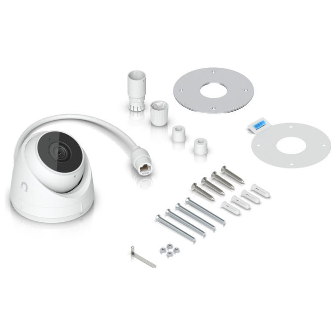 Ubiquiti UVC-G5-TURRET-ULTRA G5 Turret Ultra Telecamera di Sicurezza IP 4MP 2688x1512 PoE IP66 Visione Notturna 30m colore Bianco