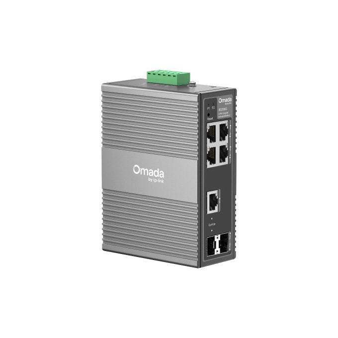 Tp-Link, Switch di rete gestito, Omada IES206G, Gigabit Ethernet, 6 porte, Nero