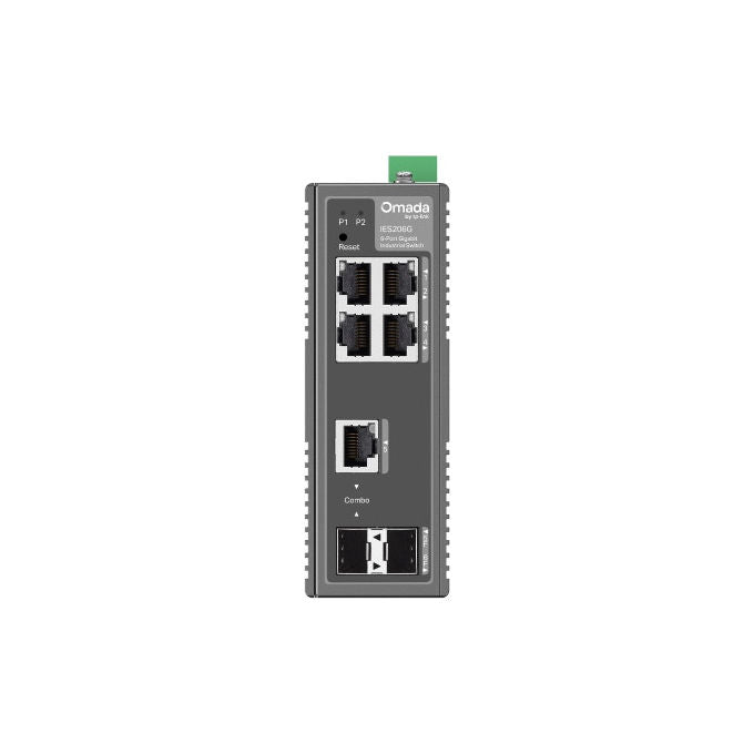 Tp-Link, Switch di rete gestito, Omada IES206G, Gigabit Ethernet, 6 porte, Nero
