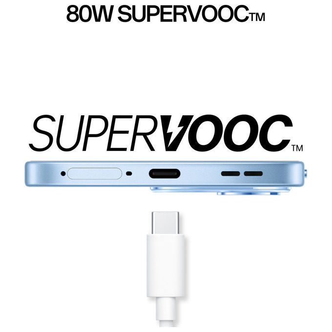 Oppo, Smartphone 5G AI, Reno15 FS, 8-512GB, Display 6.57'' AMOLED 120Hz, Aurora Blue