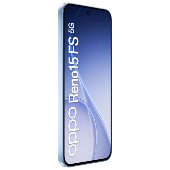 Oppo, Smartphone 5G AI, Reno15 FS, 8-512GB, Display 6.57'' AMOLED 120Hz, Aurora Blue