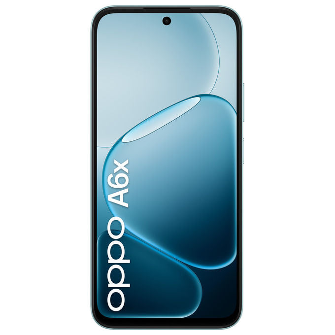 Oppo, Smartphone A6x, Display 6.75'' 120Hz, 4GB RAM, 128GB, Doppia Fotocamera 13MP, Ice Blue
