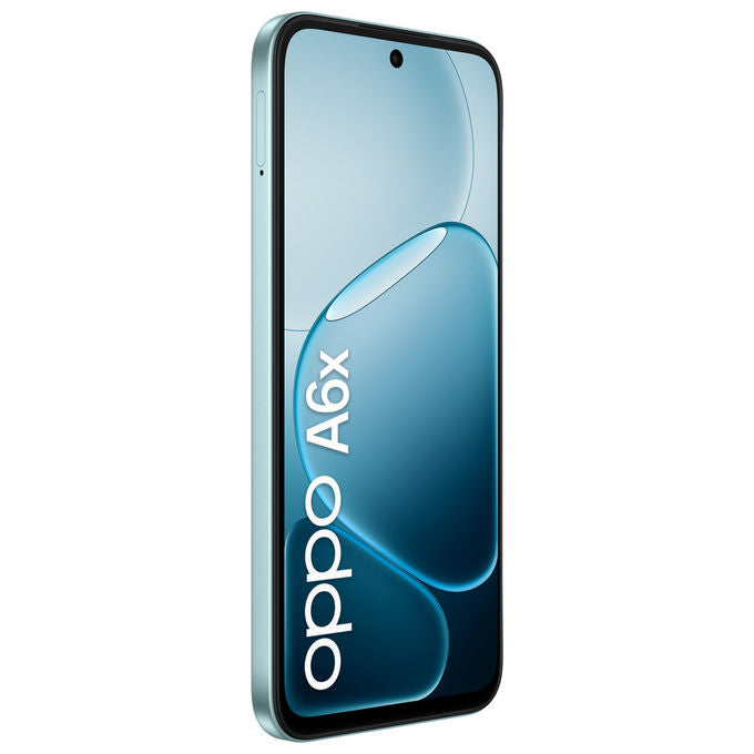 Oppo, Smartphone A6x, Display 6.75'' 120Hz, 4GB RAM, 128GB, Doppia Fotocamera 13MP, Ice Blue