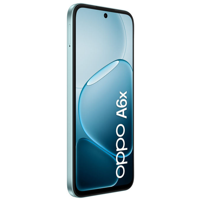 Oppo, Smartphone A6x, Display 6.75'' 120Hz, 4GB RAM, 128GB, Doppia Fotocamera 13MP, Ice Blue