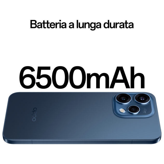 Oppo CPH2825 Reno15 Smartphone 5G AI 6.59'' 8GB 512GB Tripla Fotocamera 50MP Snapdragon 7 Gen 4 Batteria 6500 mAh colore Twilight Black